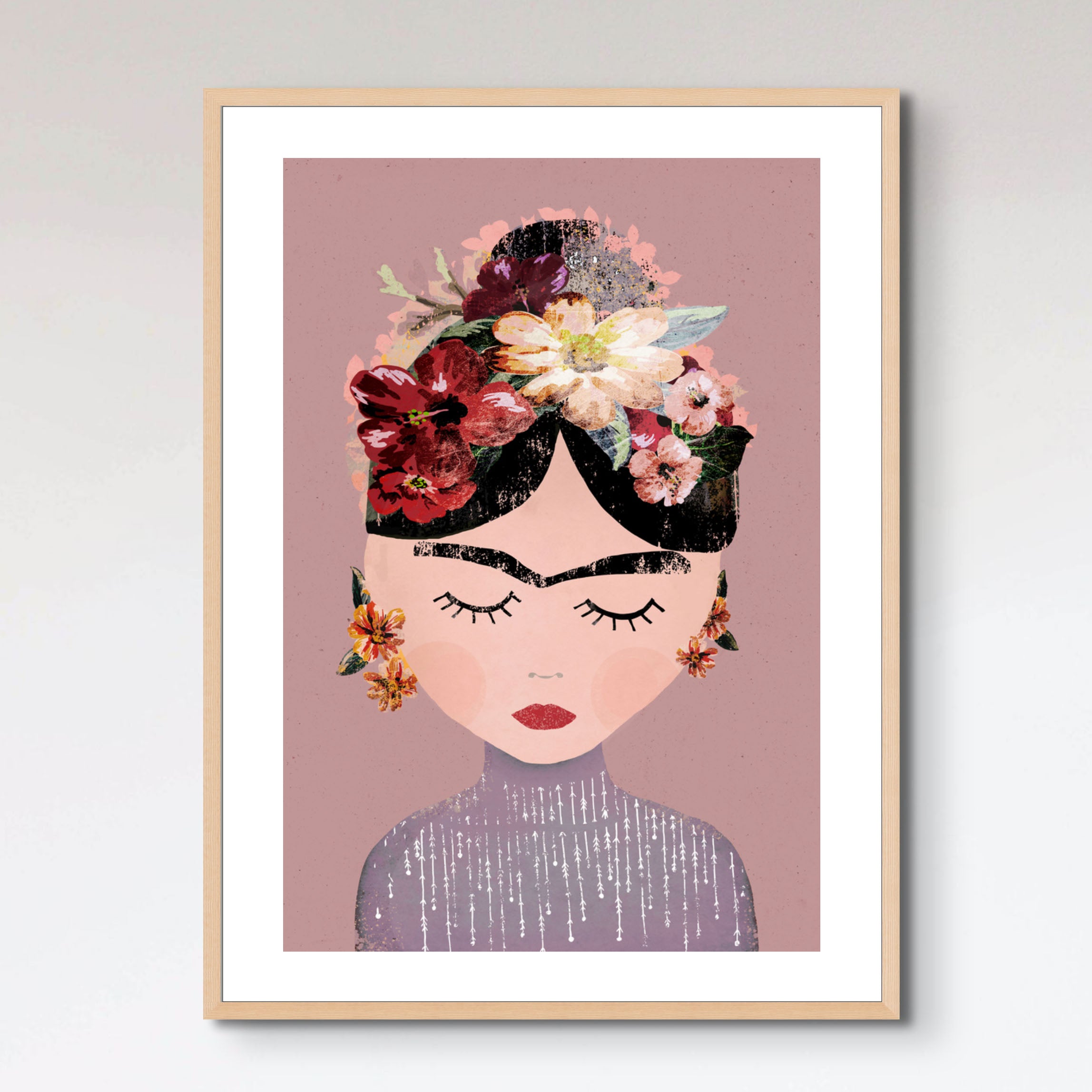 Frida (Pastel Version) The Wall Art Club
