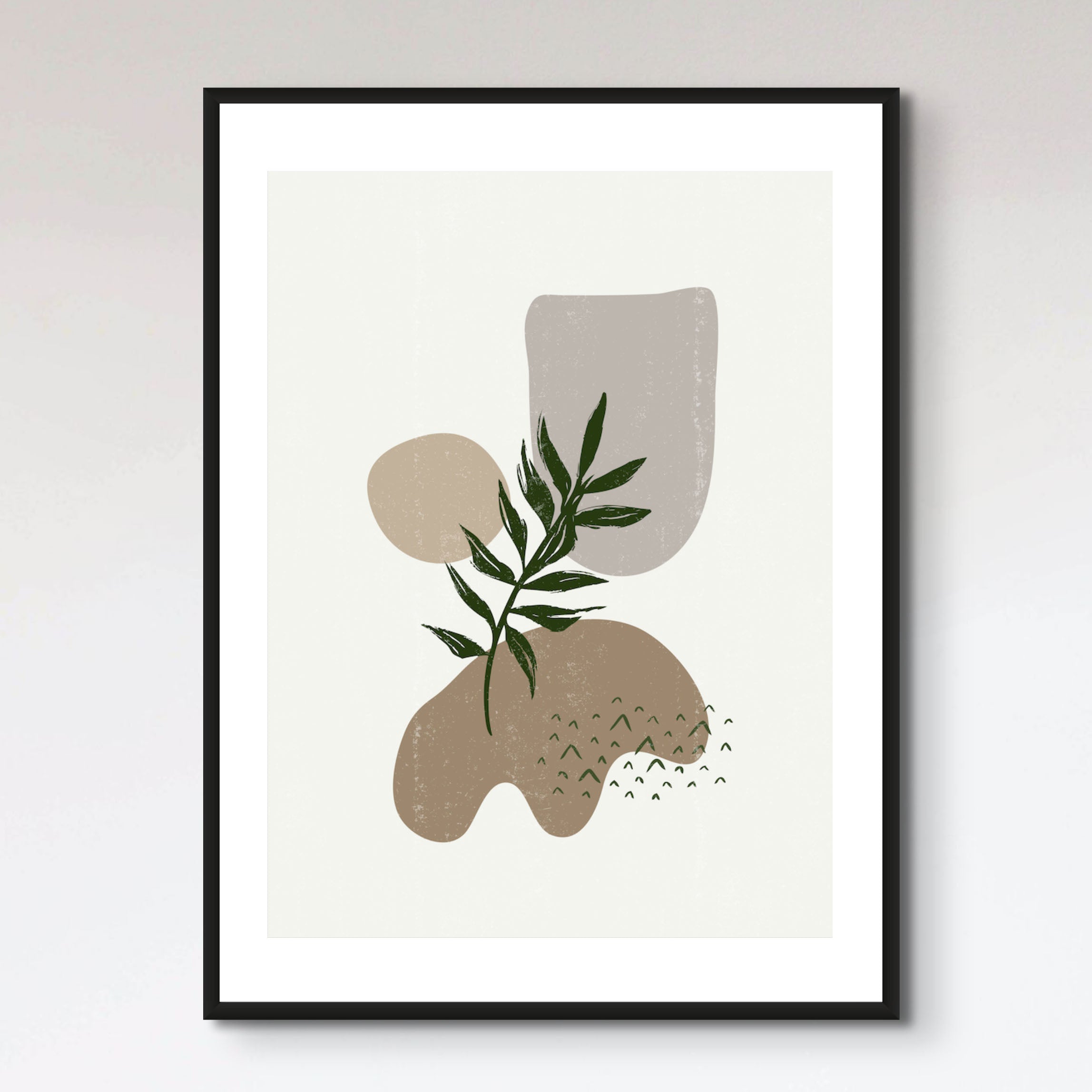 Botanical vintage print boho minimalist wall art – The Wall Art Club