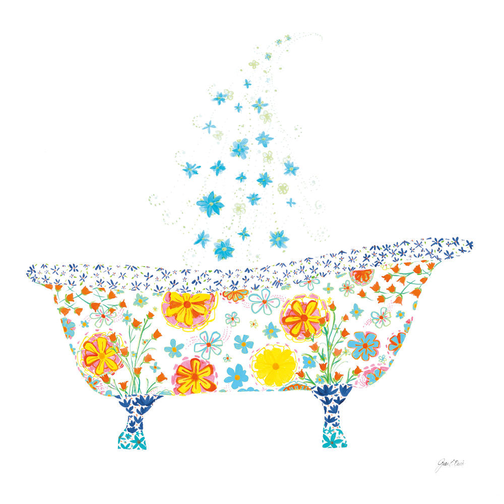 Flower Garden Tub