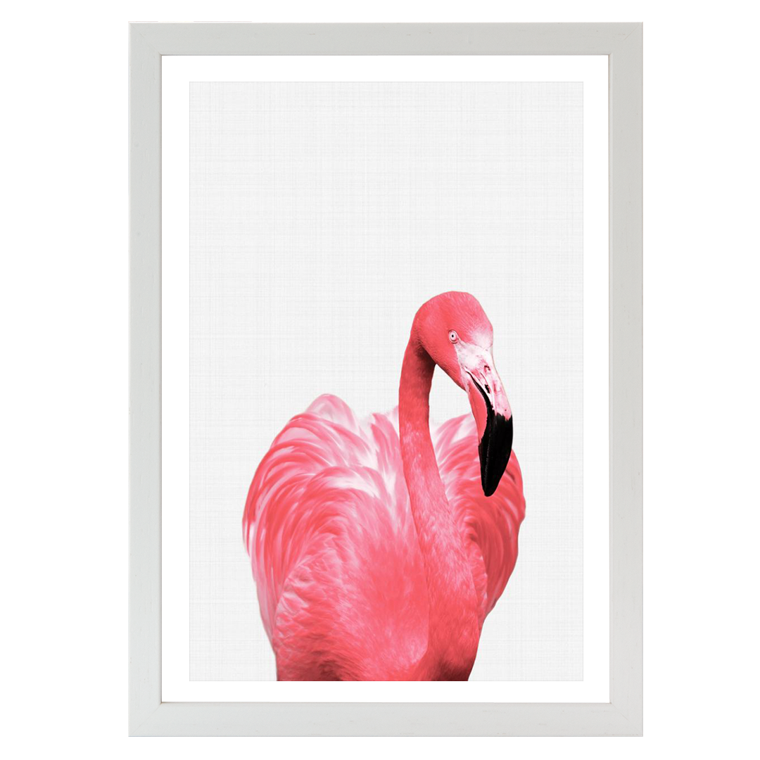 Flamingo Portrait Print