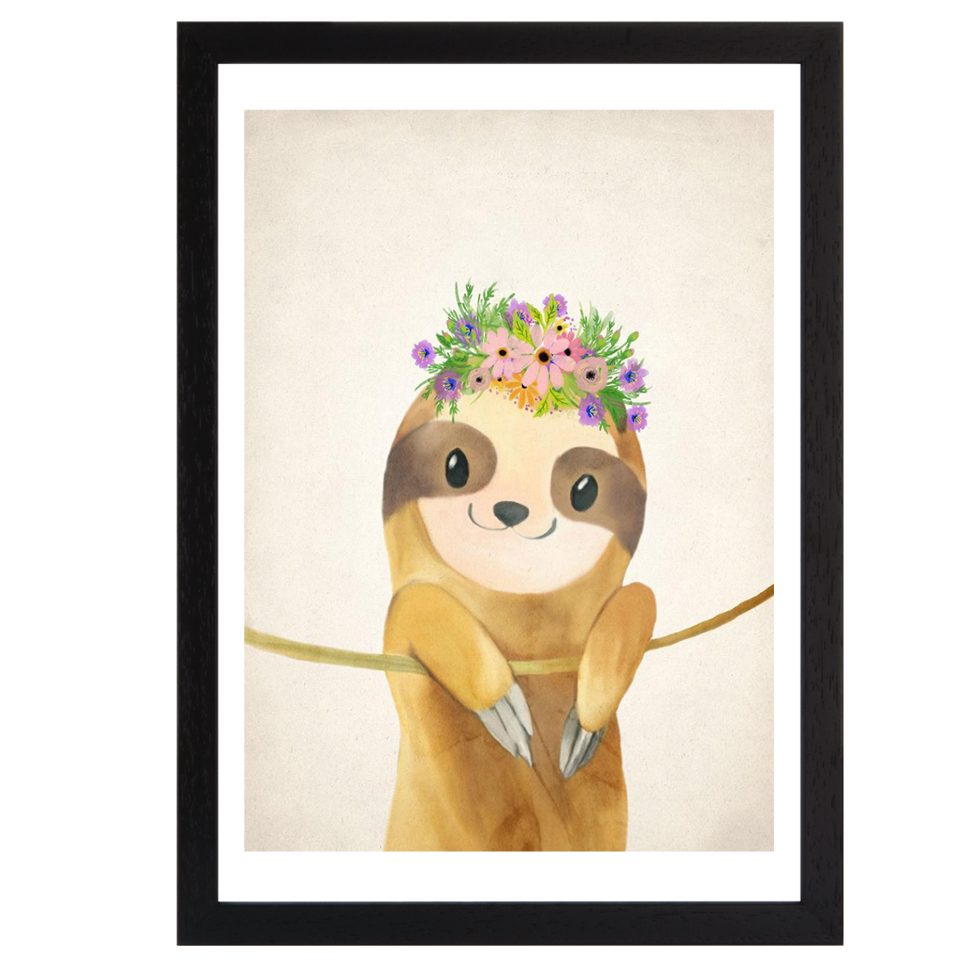 Floral Sloth 1