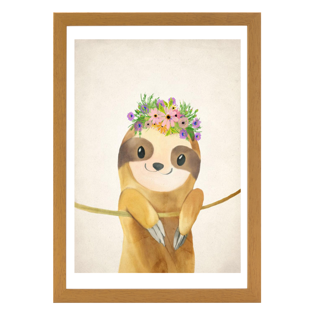 Floral Sloth 1