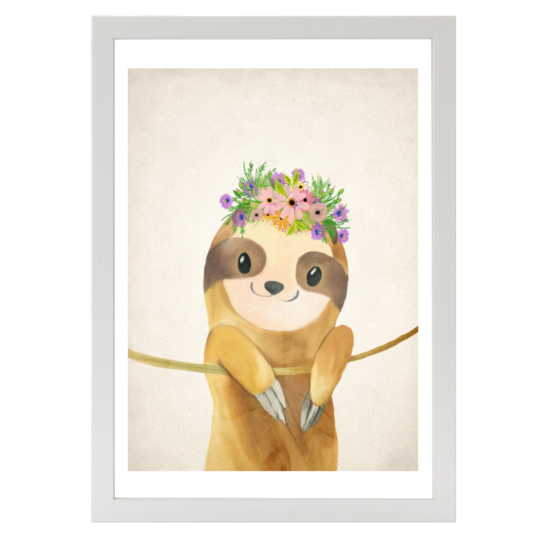 Floral Sloth 1