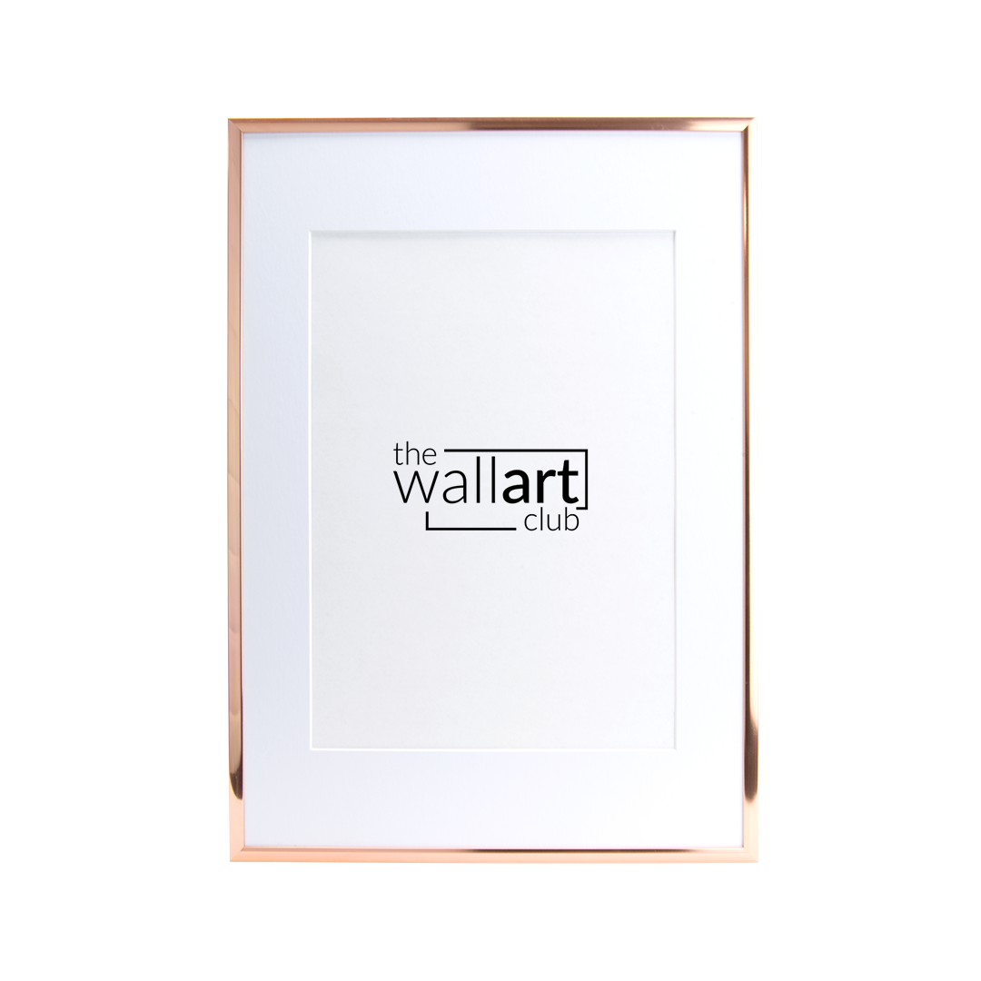 Rose gold picture frame sales