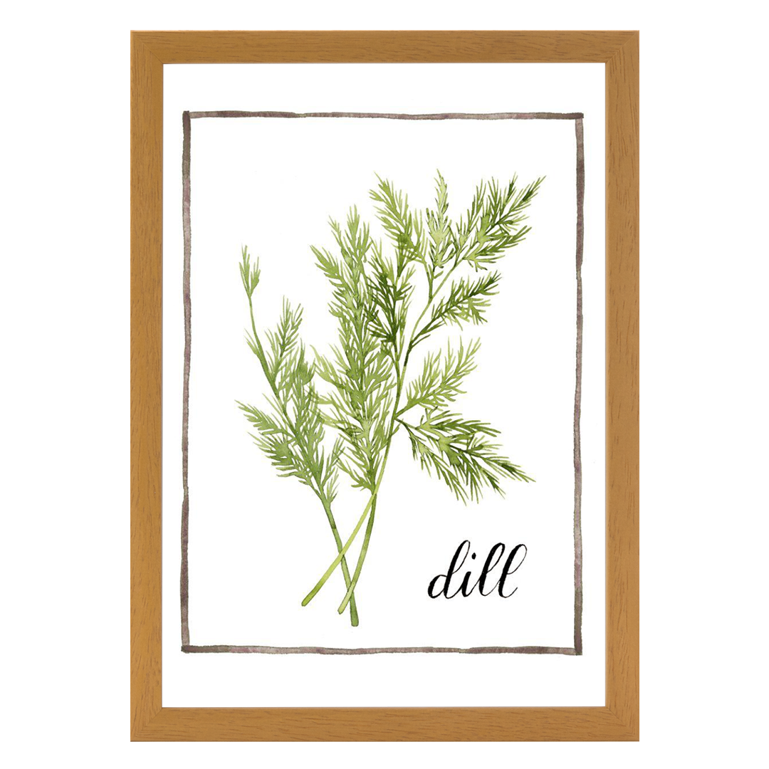 Watercolor Herbs III