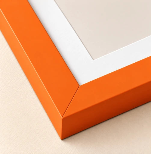 Orange Wooden Picture Frame