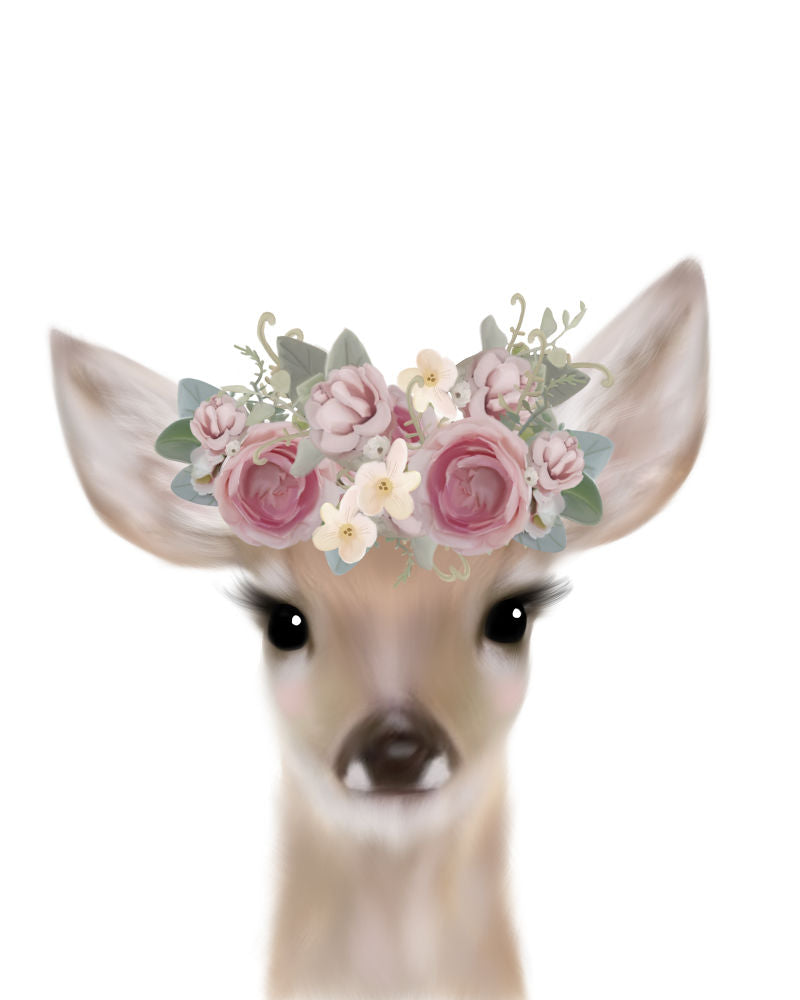 Floral Deer