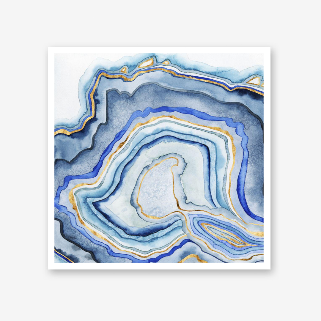 Cobalt Agate I
