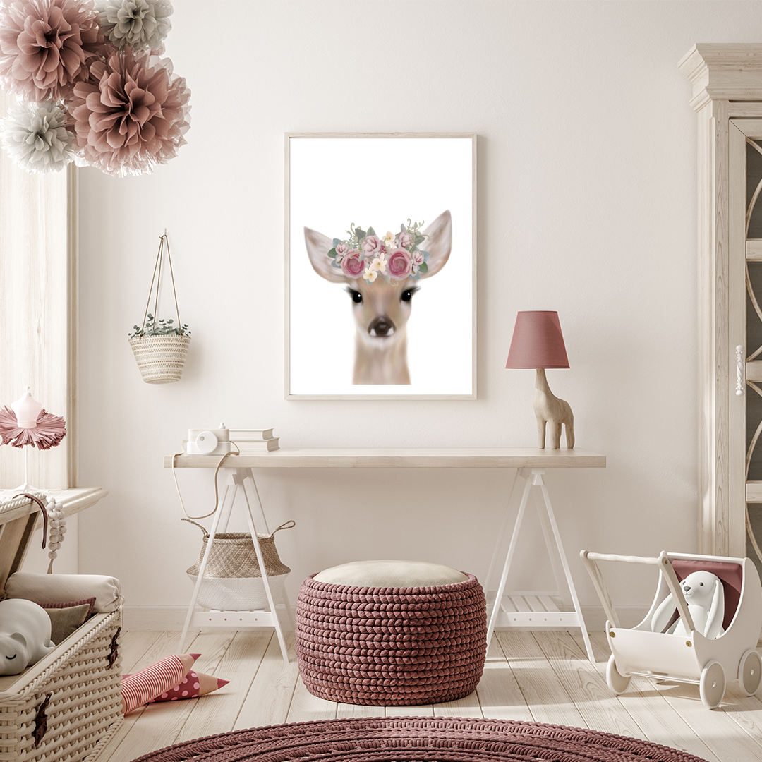 Floral Deer