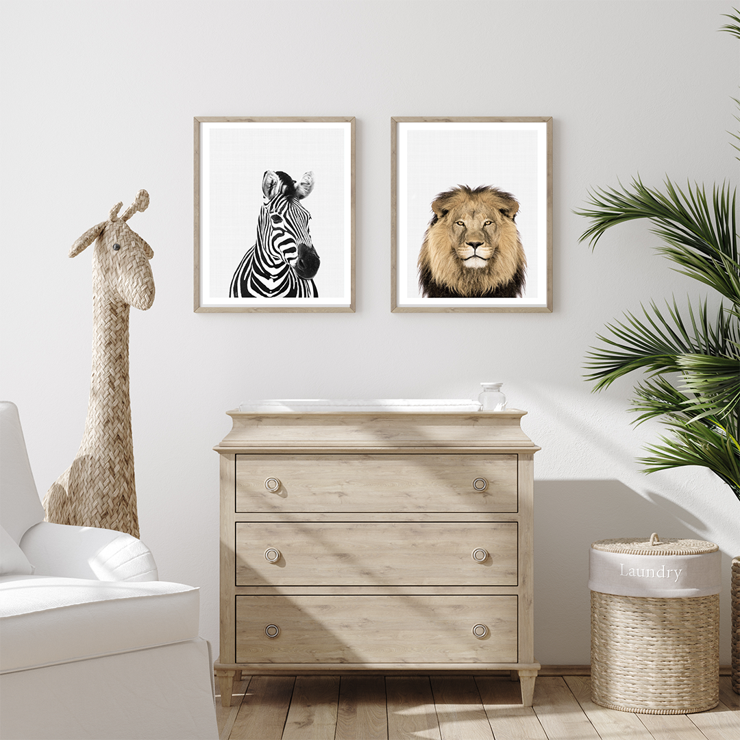 Lion Portrait Print