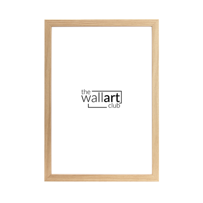 4 Piece Oak Wooden Picture Frame Set, 1 x A3 frame, 2 x A4 frames & 1 x A5 frame