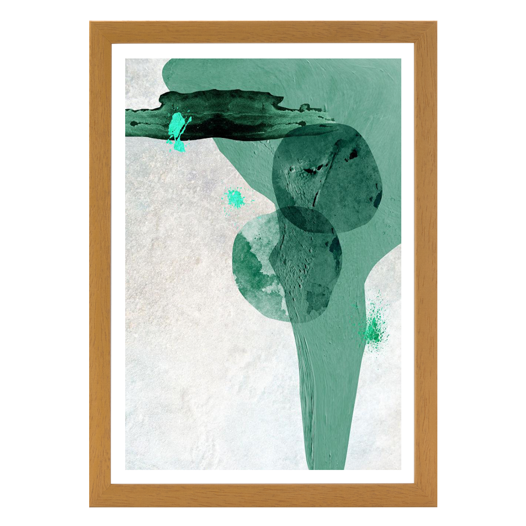 Scandi Minimalist Abstract TEAL