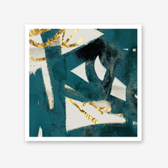 Teal Flare Square C