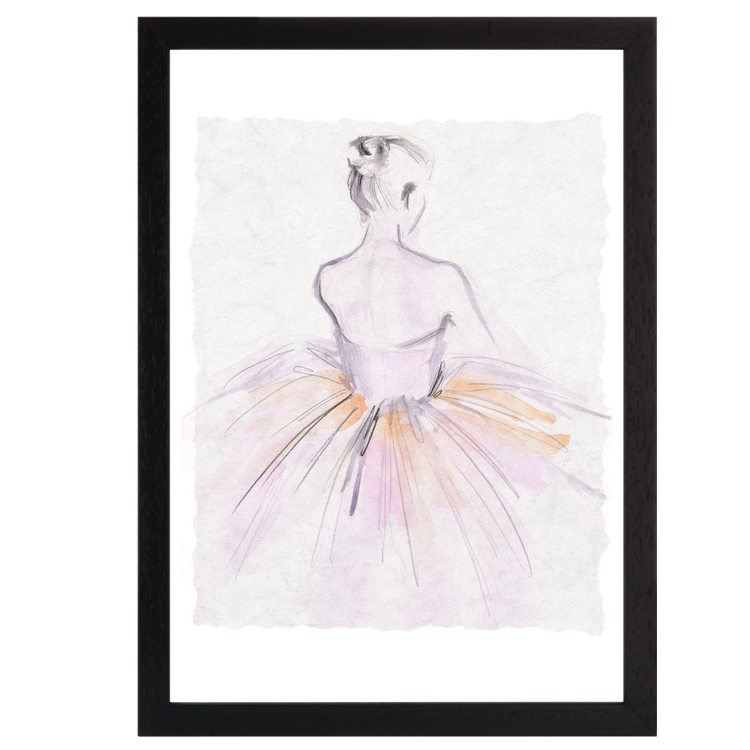 Watercolor Ballerina II