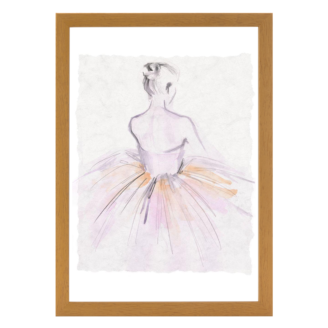 Watercolor Ballerina II