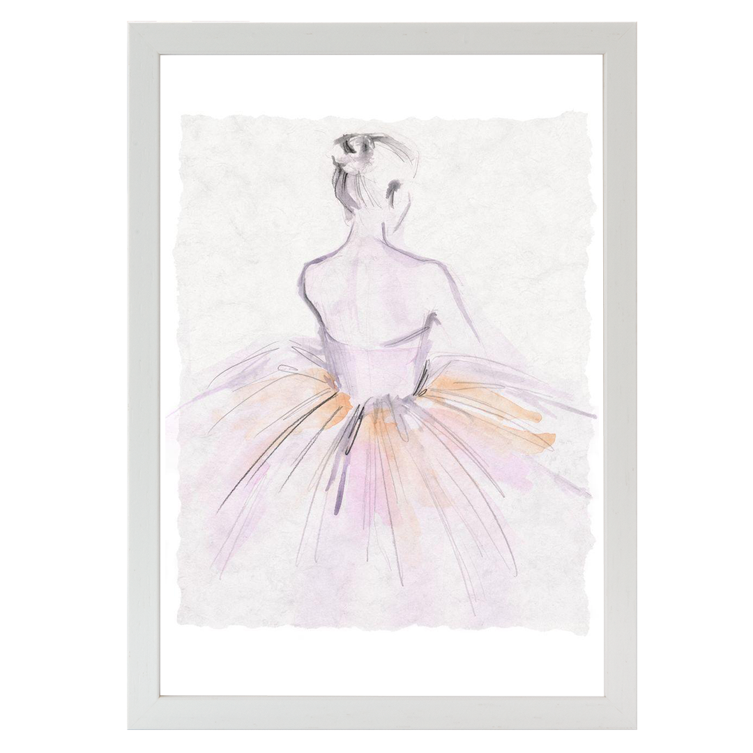 Watercolor Ballerina II
