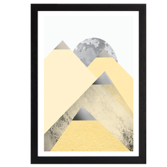 Yellow and Grey Mountains 2