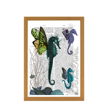 Seahorse Trio With Wings
