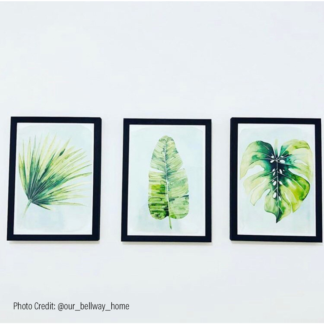 Paradise Palm Leaves I, II & III set