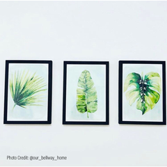 Paradise Palm Leaves I, II & III set